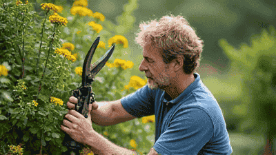 Basic pruning techniques for maintaining herbaceous plants