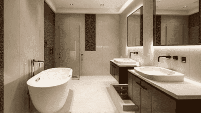 Elegant bathroom design: turning bathing into a luxurious enjoyment