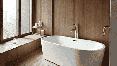 Elegant bathroom design: turning bathing into a luxurious enjoyment